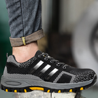 Botas de trabalho para homem com biqueira de aço