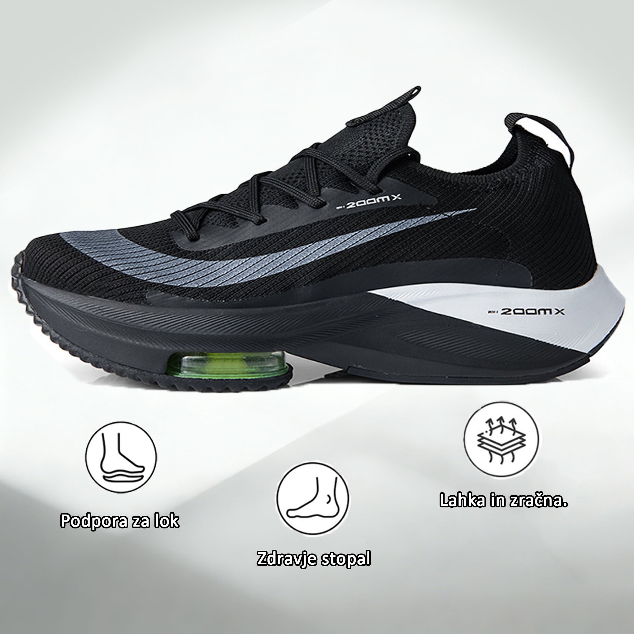 Inwalks® | Medicinski ortopedski čevlji | Izboljšana podpora stopalnega loka: Idealno za dolge sprehode (korekcija stopalnega loka)
