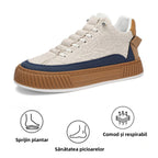 【🎁Ofertă limitată - Nu ratați!】Pantofi ortopedici casual antiderapanți pentru bărbați👞 Suport pentru arcul plantar, scăpați de durerile de picioare în trei zile✅