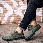 🐂 Sapatos ortopédicos para homem feitos em pele de bezerro👞 Costurados à mão✅ Alivia as dores nos pés - Caminhada confortável