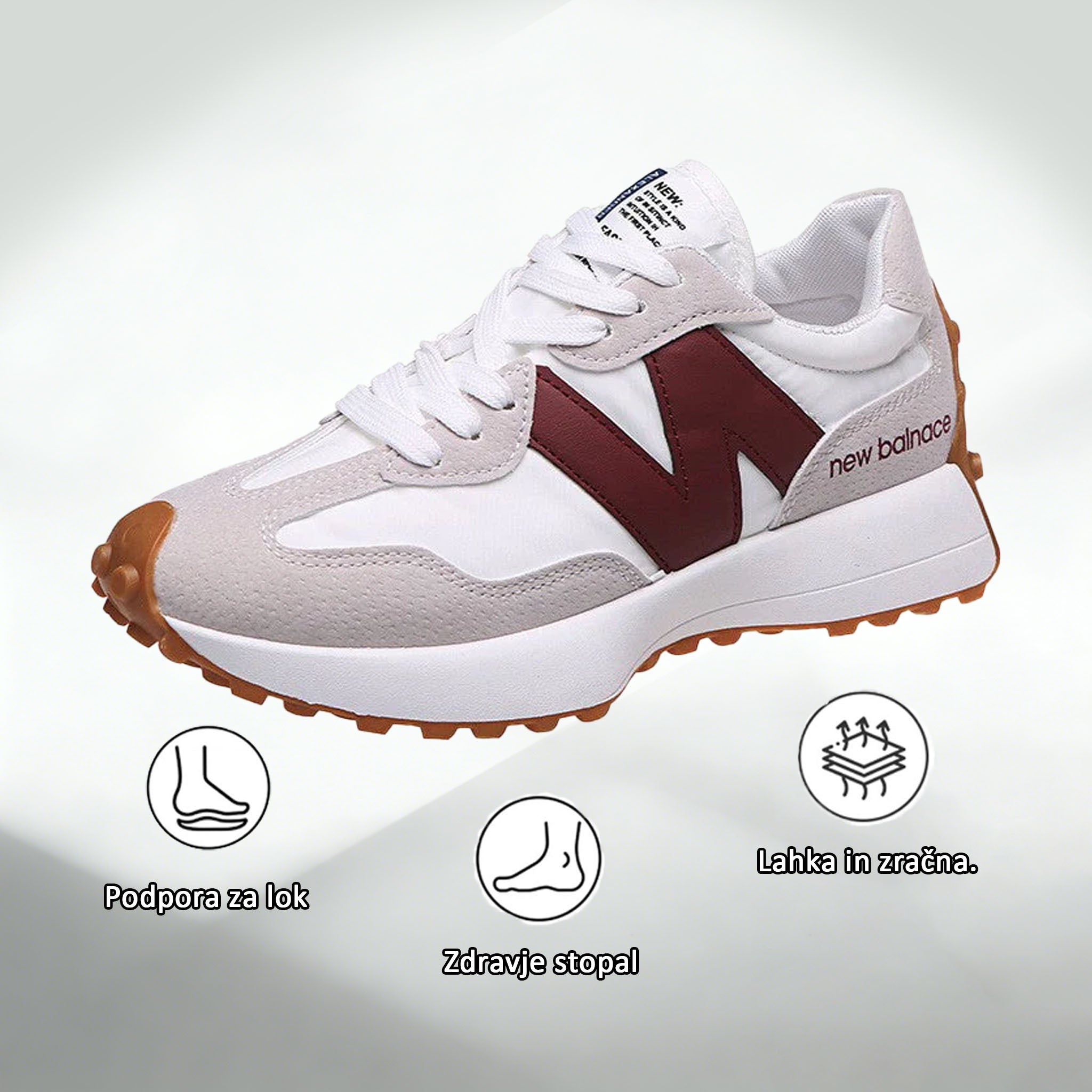 Prosti čas Inwalks® | S širokim dizajnom prstov za zmanjšanje pritiska na podplate.