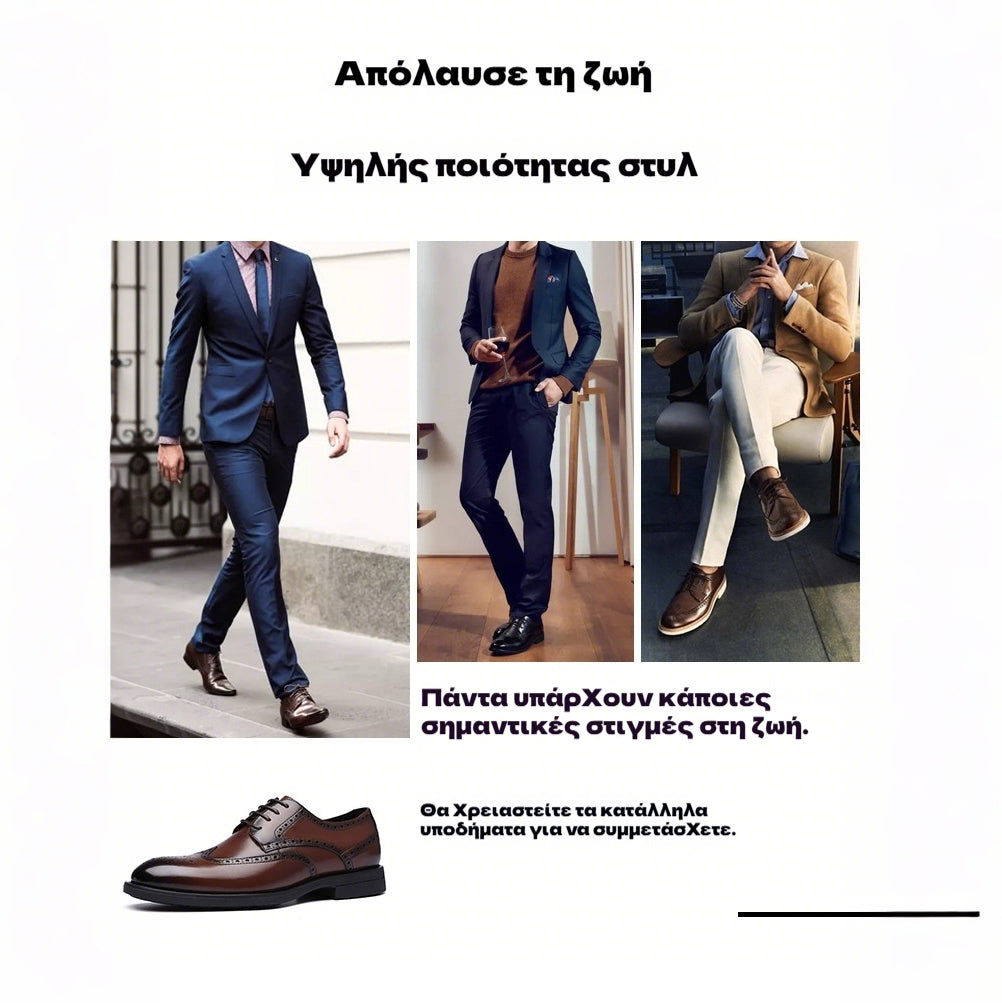 🎁Hoje com 50% de desconto✅Sapatos em pele de alta qualidade - Alivia as dores nas articulações 👞 Caminhada confortável