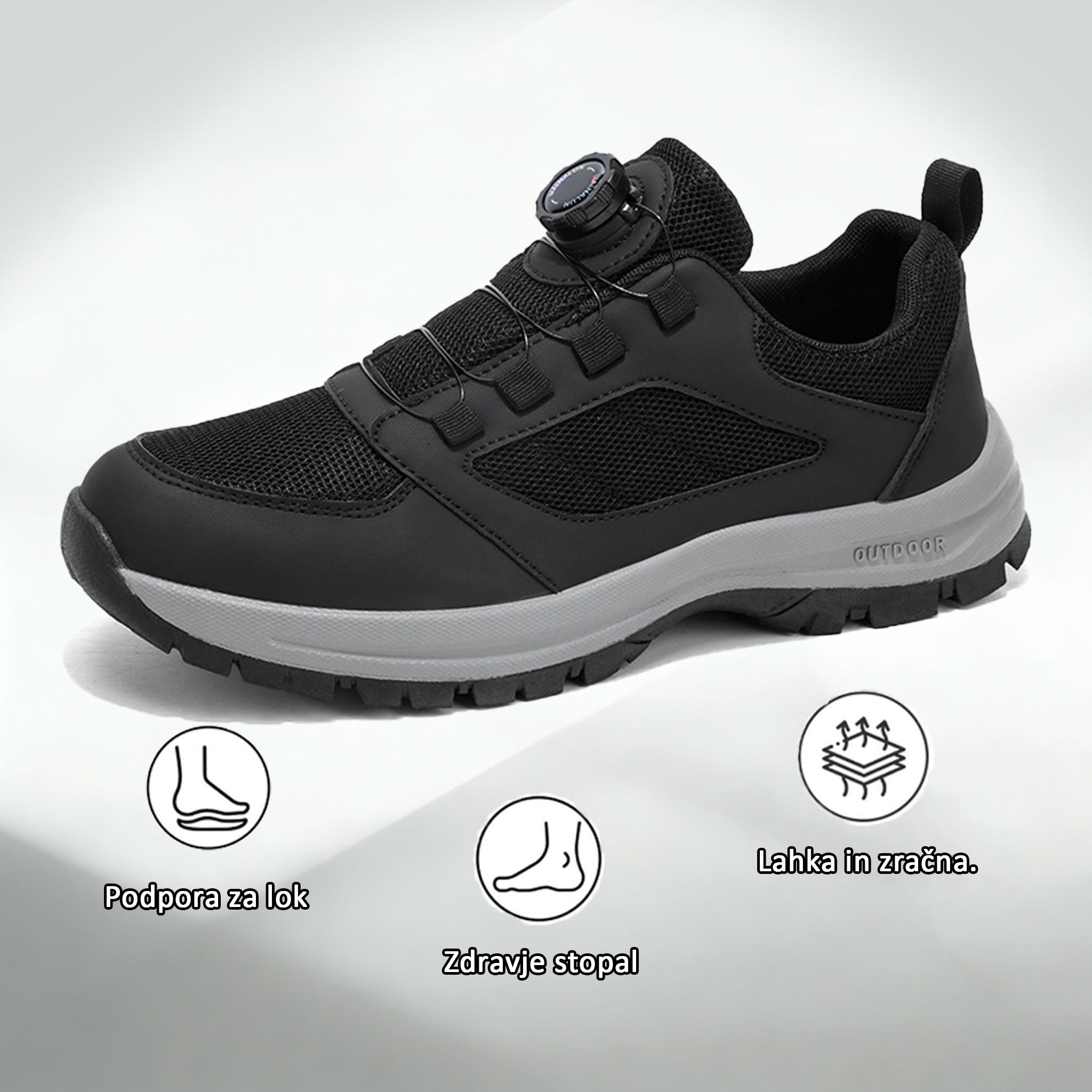 Inwalks® | Ortopedska obutev za prosti čas z ergonomsko obliko, ki lajša bolečine v stopalih, kolenih in hrbtu.