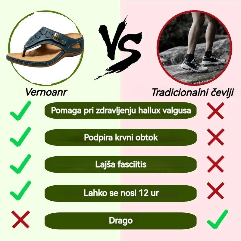 Ortopedski sandali Inwalks: ergonomski in nedrseči sandali, ki lajšajo bolečine.