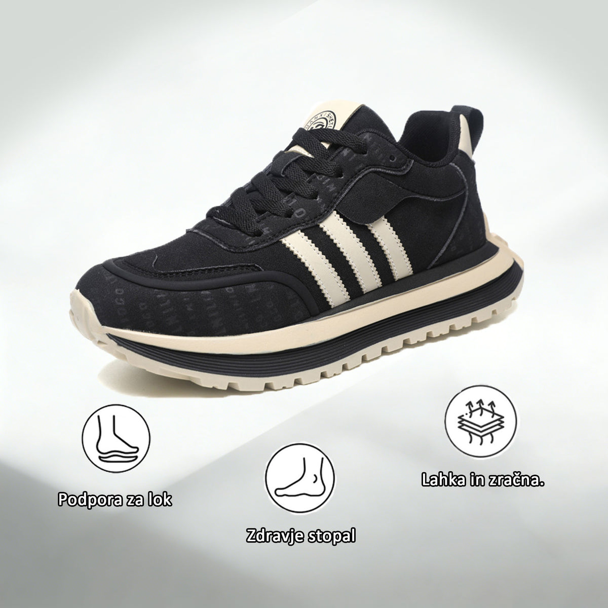 Inwalks® | Prosti čas | Široka zasnova prstov zmanjšuje pritisk na podplate