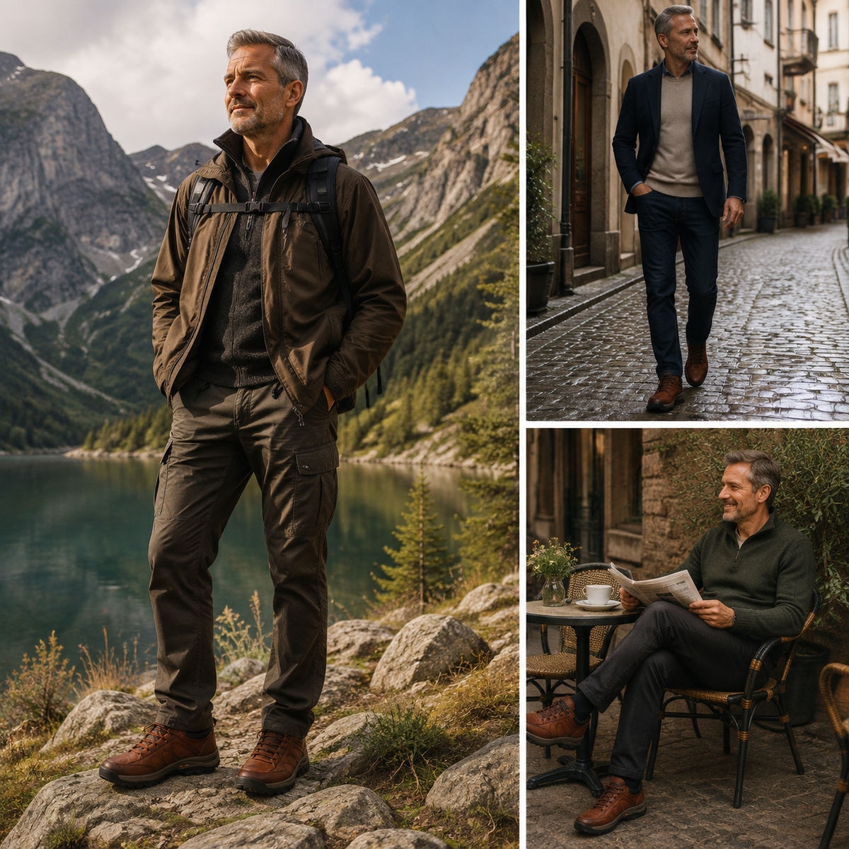 Inwalks® Italijanski usnjeni čevlji | Mehki in udobni | Podpora stopalnega loka olajša hojo