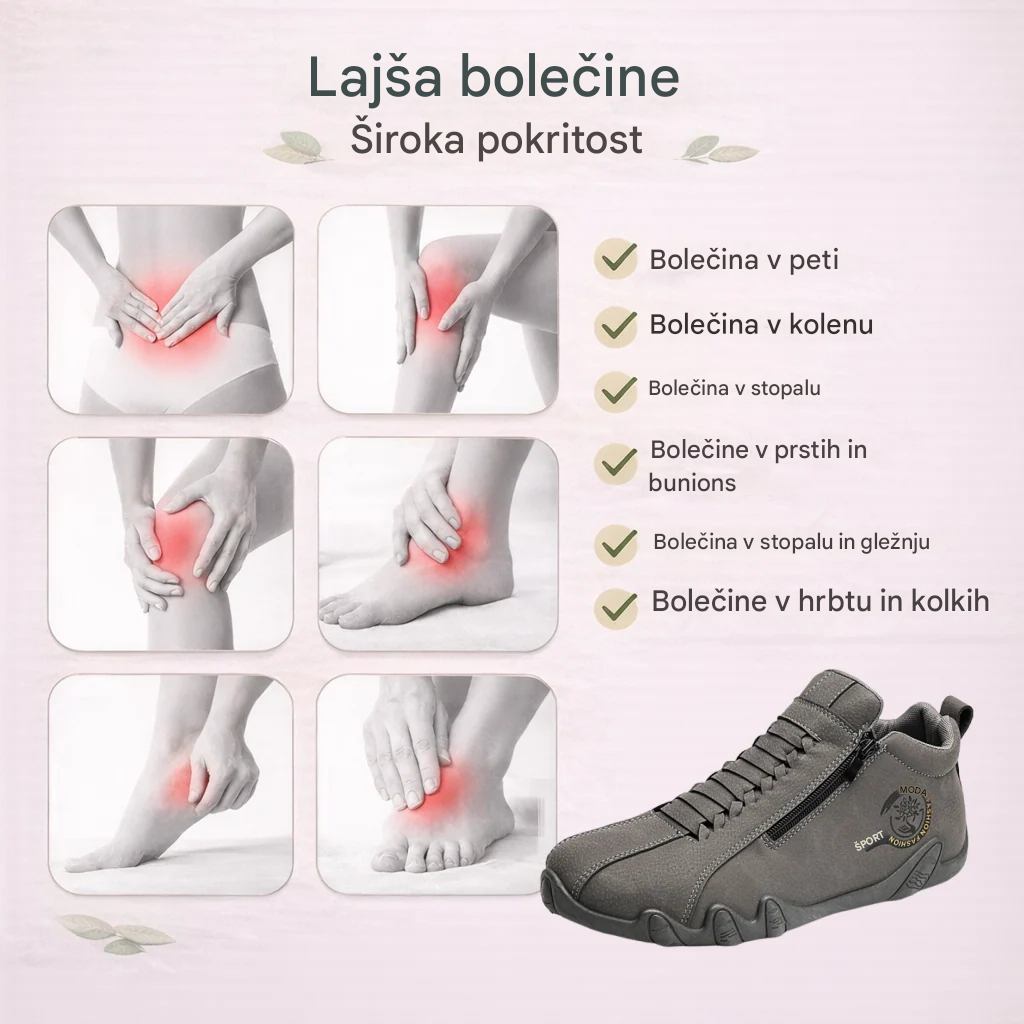 Inwalks® - Nedrseči, vodoodporni, ročno šivani semiš čevlji, ki naravno podpirajo in popravljajo držo stopal.