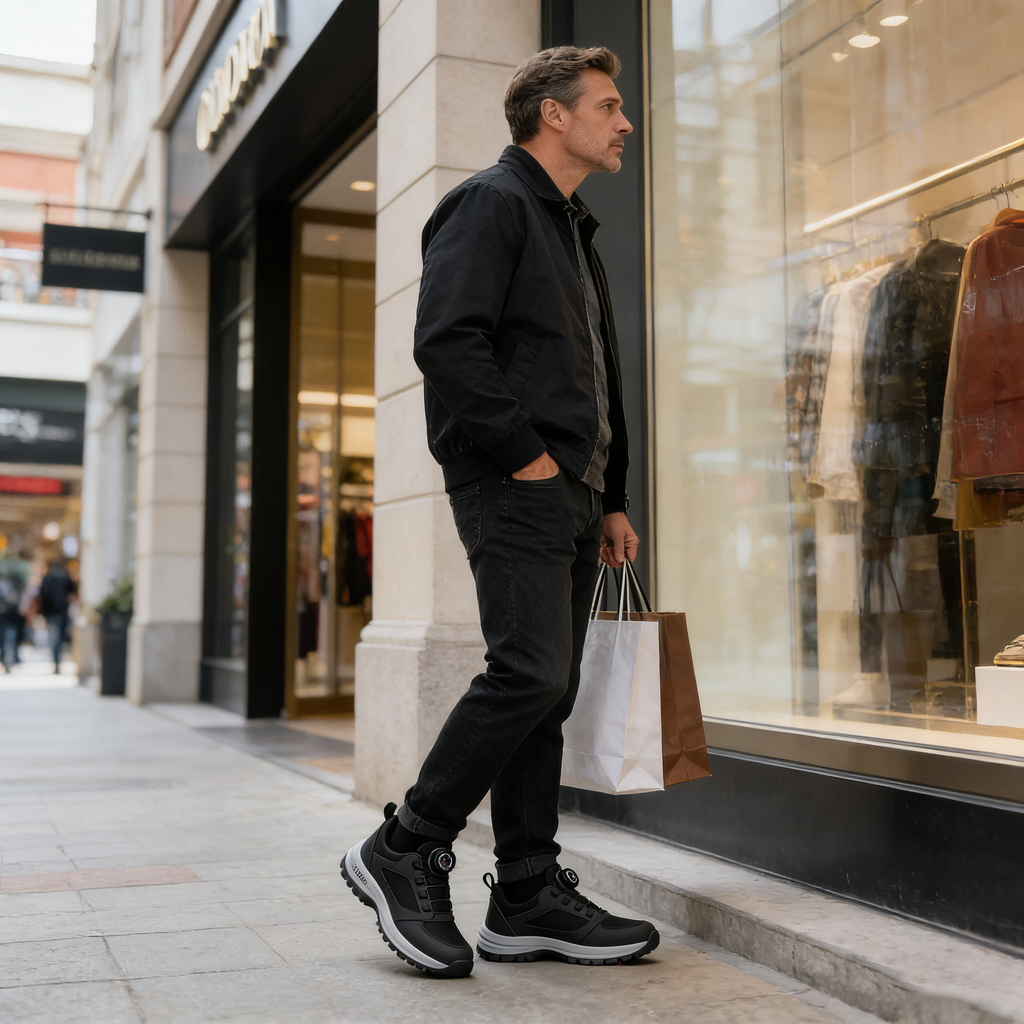 Inwalks® | Ortopedska obutev za prosti čas z ergonomsko obliko, ki lajša bolečine v stopalih, kolenih in hrbtu.