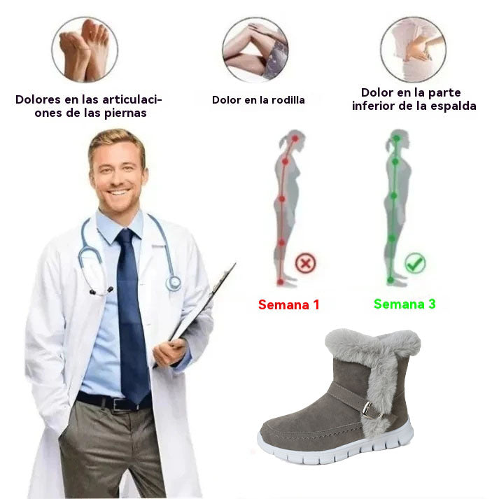 Inwalks® | Ortopedska zimska obutev z ergonomsko zasnovo za lajšanje bolečin v stopalih, kolenih in hrbtu - Ženska