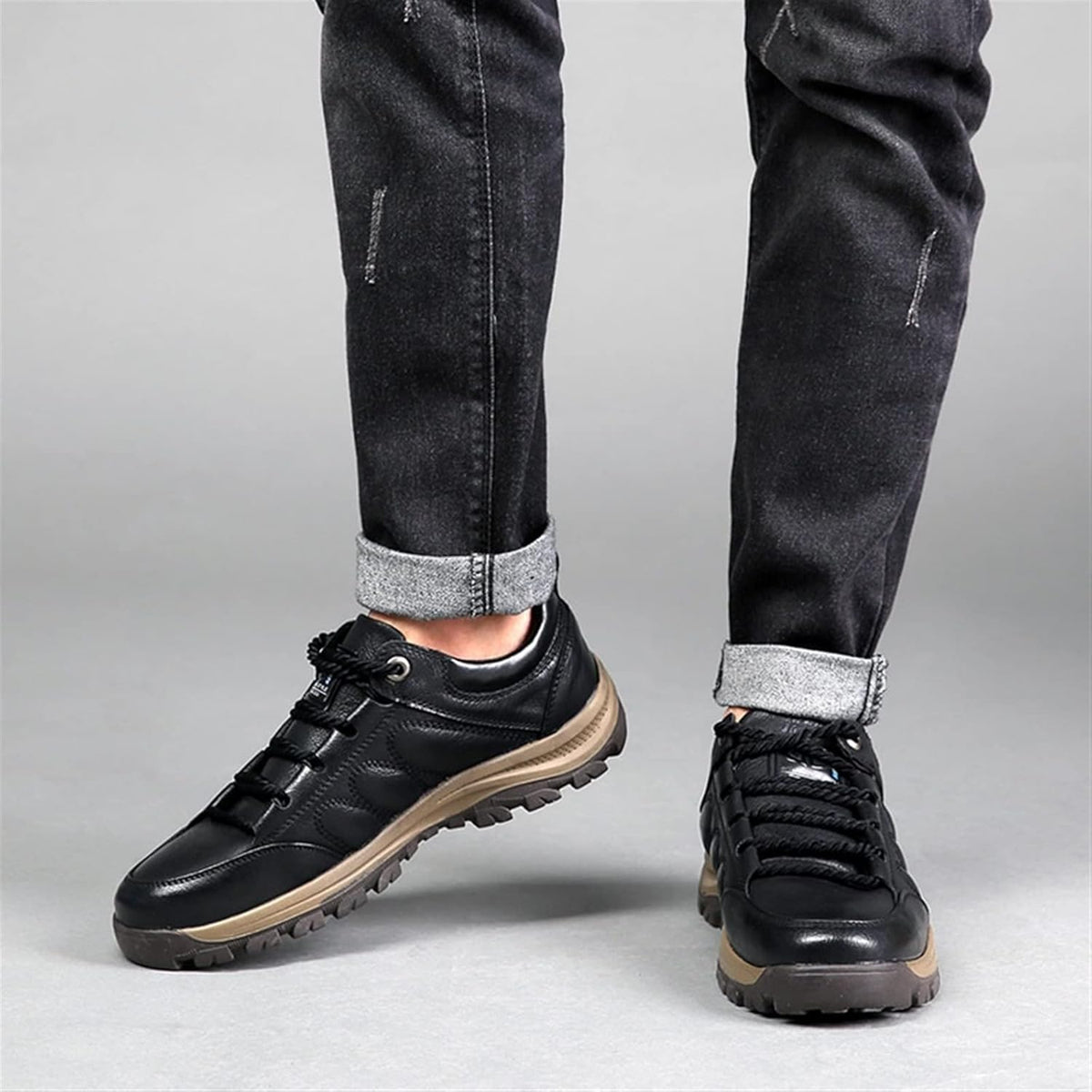 Inwalks® Italijanski usnjeni čevlji | Mehki in udobni | Podpora stopalnega loka olajša hojo