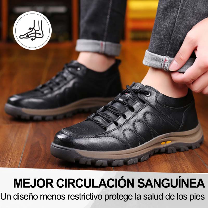 Inwalks® Italijanski usnjeni čevlji | Mehki in udobni | Podpora stopalnega loka olajša hojo