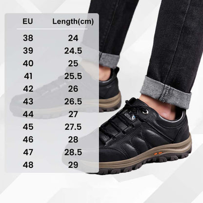 Inwalks® Italijanski usnjeni čevlji | Mehki in udobni | Podpora stopalnega loka olajša hojo