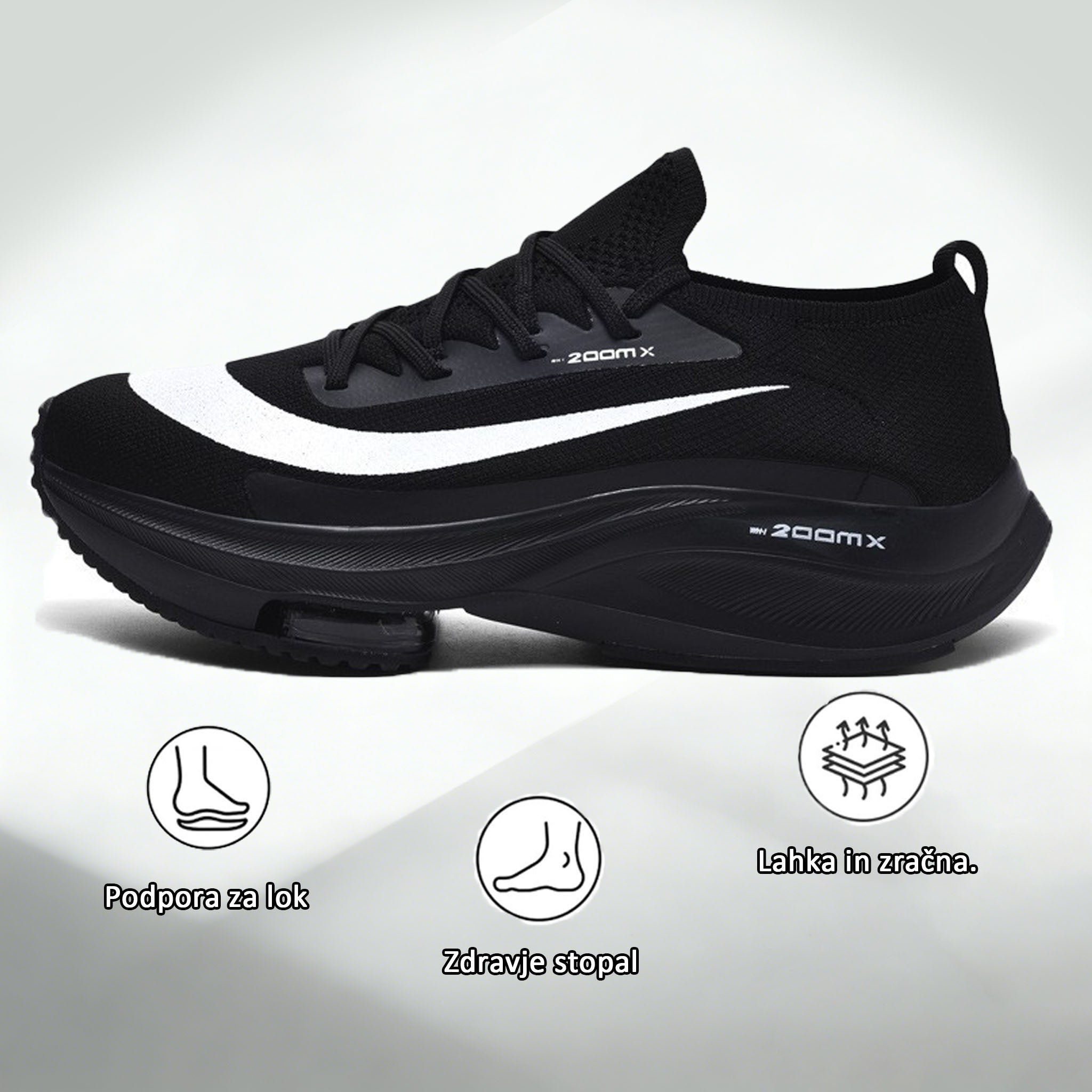 Inwalks® | Medicinski ortopedski čevlji | Izboljšana podpora stopalnega loka: Idealno za dolge sprehode (korekcija stopalnega loka)