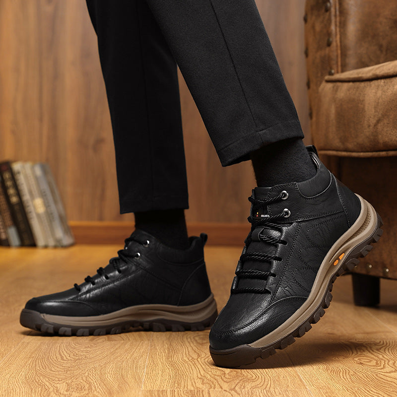 Inwalks® | Mehki in udobni gležnarji iz italijanskega telečjega usnja. Na voljo tudi v plišasti različici.