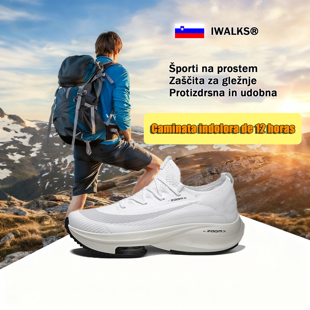 Inwalks® | Medicinski ortopedski čevlji | Izboljšana podpora stopalnega loka: Idealno za dolge sprehode (korekcija stopalnega loka)